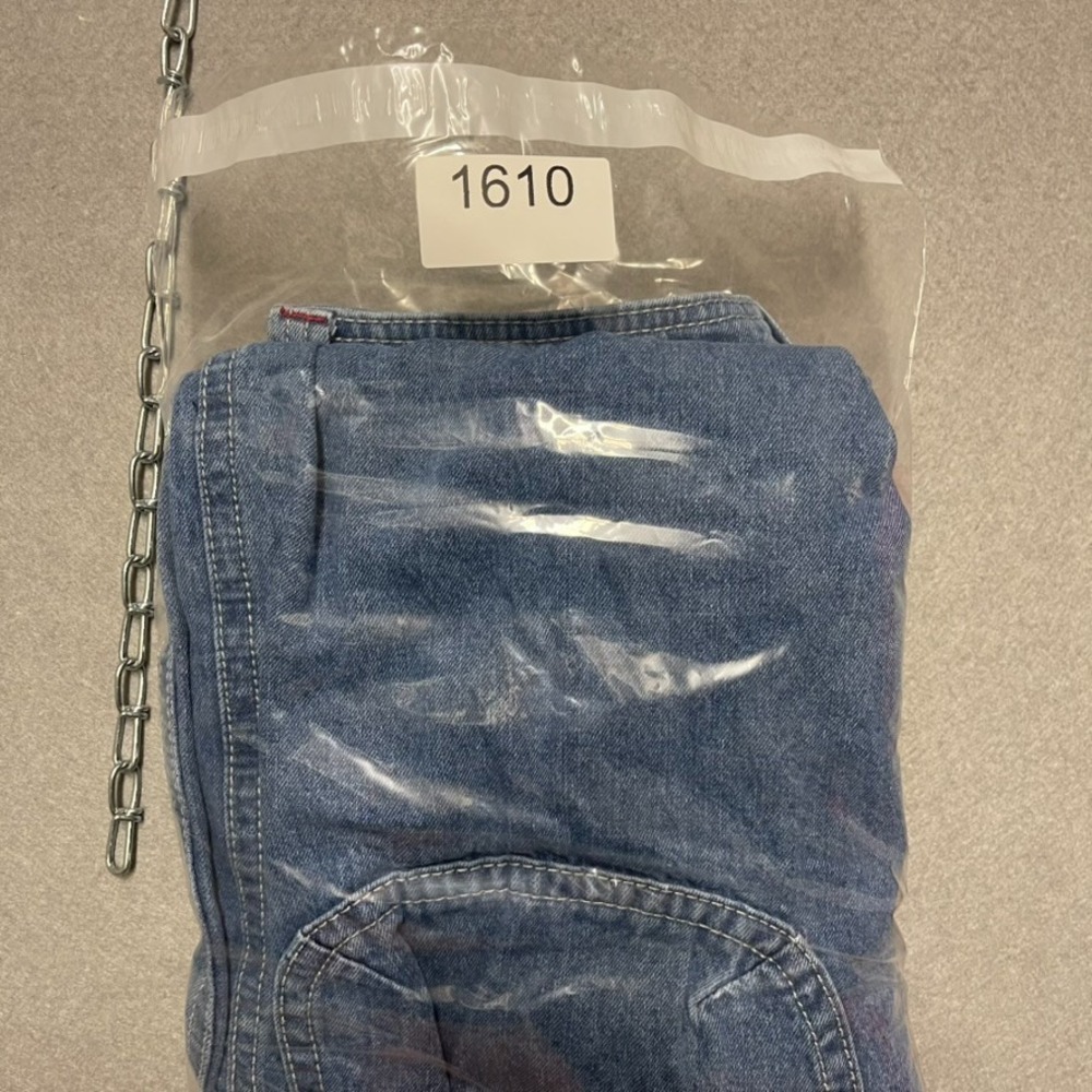ALAB Jeans Men 30x31 Blue Denim Ultra Baggy Wide Leg Mega Rave Grunge Psycho Y2K - Picture 13 of 13